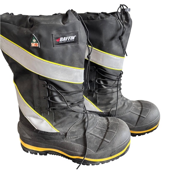 BAFFIN Derrick Mens US Size 14 POLA- MP02 Composite Safety Toe Hi-Vis Cleated - Picture 4 of 9